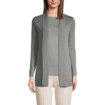 Women's Lands' End Shawl Collar Cardigan Sweater