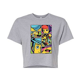 Disney / Pixar's Toy Story Juniors' Pop Art Cropped Tee