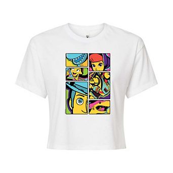 Disney / Pixar's Toy Story Juniors' Pop Art Cropped Tee