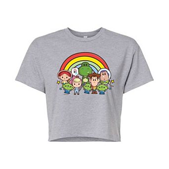 Disney / Pixar's Toy Story Juniors' Rainbow Cropped Tee