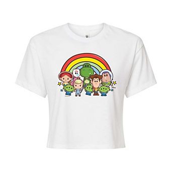 Disney / Pixar's Toy Story Juniors' Rainbow Cropped Tee