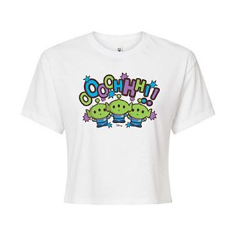 Disney's Toy Story Juniors' OOOOHHH Aliens Cropped Tee