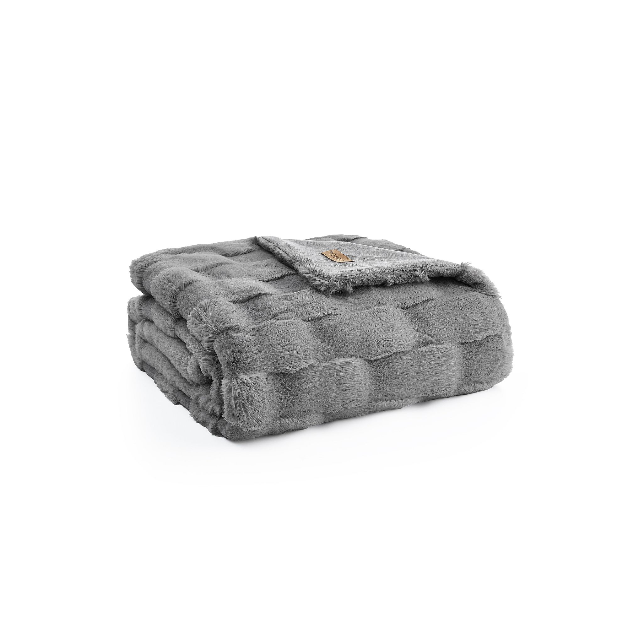 Koolaburra by UGG Ellowyn Faux Fur Throw, Wild Dove
