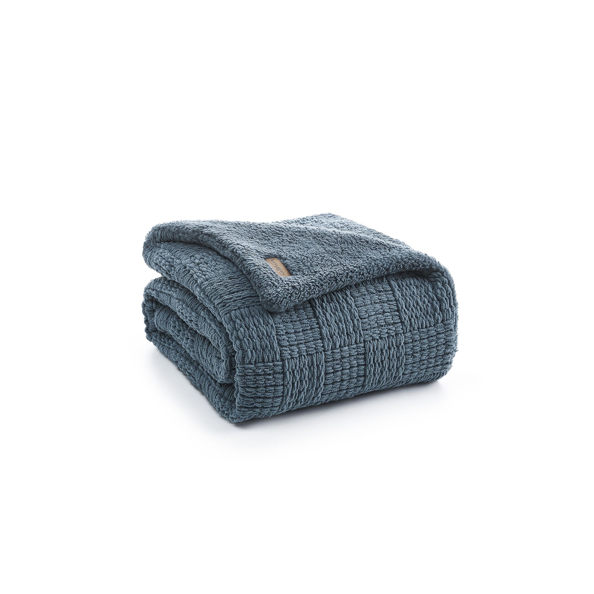 Koolaburra by UGG Margo Knit Throw, Faded Blue