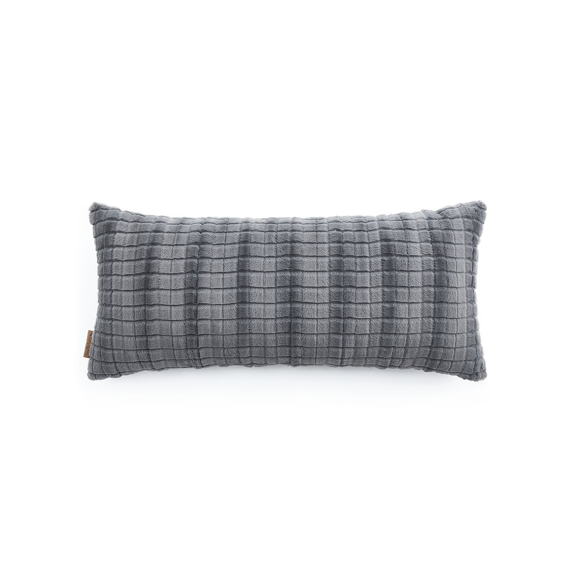 Koolaburra by UGG Chloe Faux Fur Bolster Pillow, Grey Gray