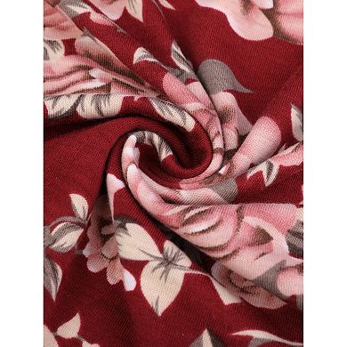 Plus Size Pajama Set for Women Short Sleeve Sleepwear Soft Lounge Set Loungewear