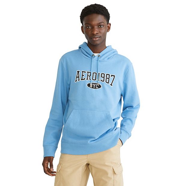 Blue aeropostale hoodie sale