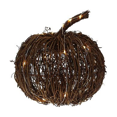 Celebrate Together Fall Twig LED Pumpkin Table Decor