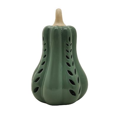 Celebrate Together™ Fall Green Gourd LED Lantern Shelf Decor