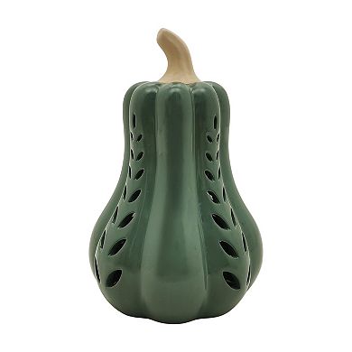 Celebrate Together™ Fall Green Gourd LED Lantern Shelf Decor