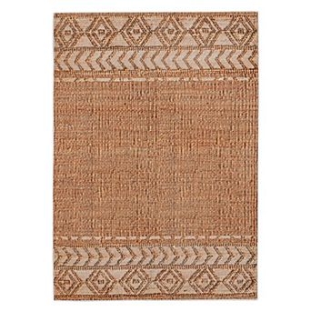 Linon Mirage Lansing Copper Rug