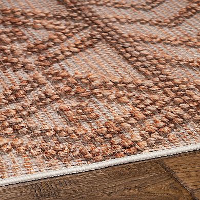 Linon Mirage Lansing Copper Rug