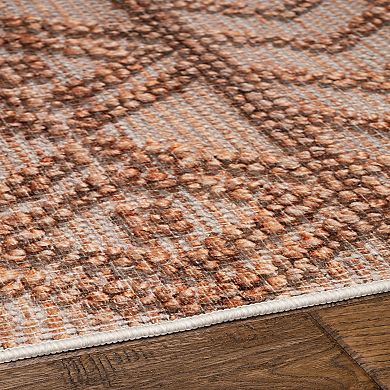 Linon Mirage Lansing Copper Rug