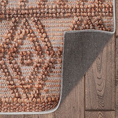 Linon Mirage Lansing Copper Rug