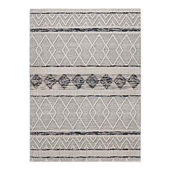 Linon Mirage Novi Cream Gray Rug