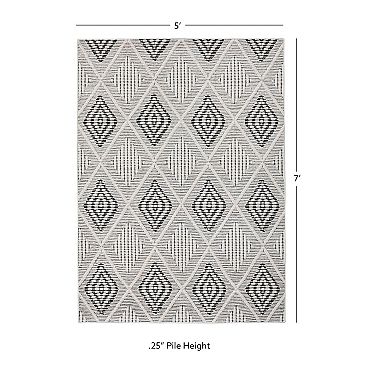 Linon Mirage Marko Cream Rug