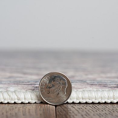 Linon Mirage Helia Cream Rug