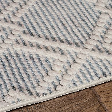 Linon Mirage Helia Cream Rug