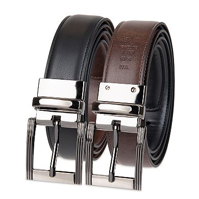 Sonoma Goods For Life® Reversible Stitch-Edge Faux-Leather Belt
