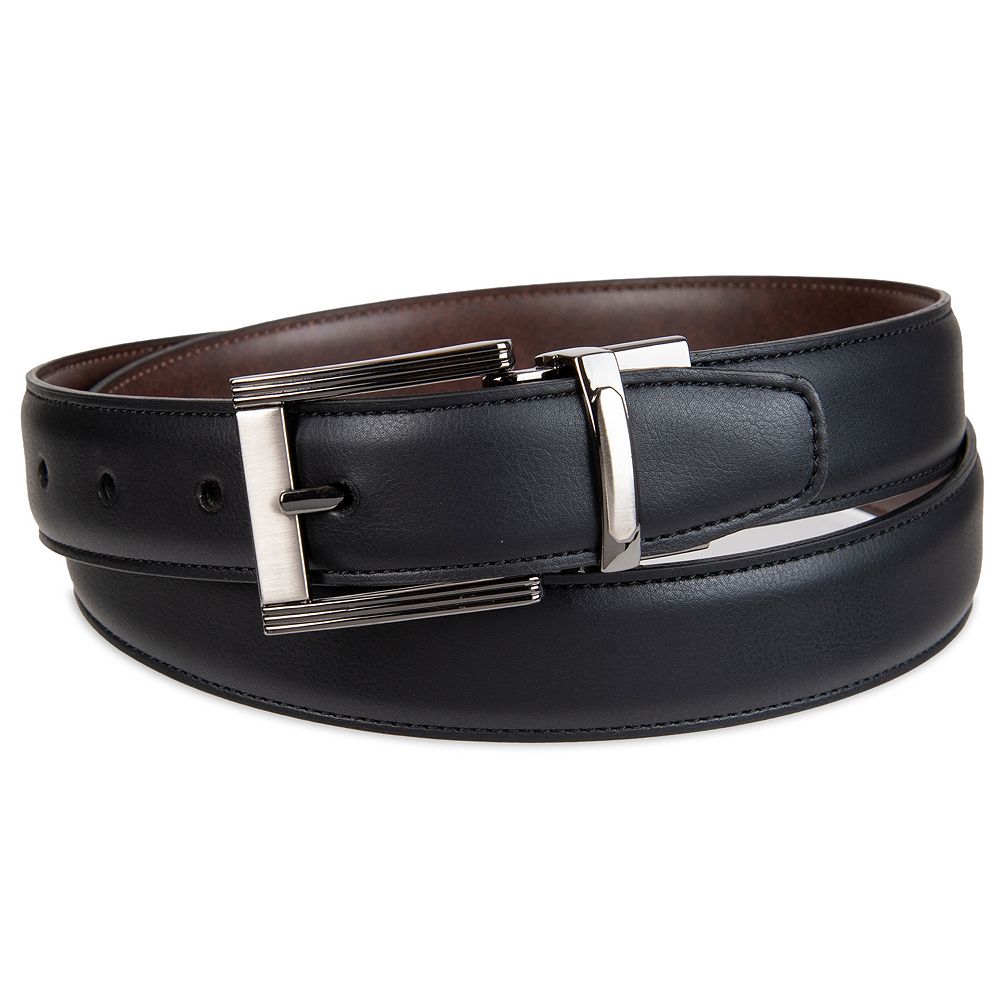 4553 Men\'s Stitch Reversible Belt (black/brown Levi main image 2
