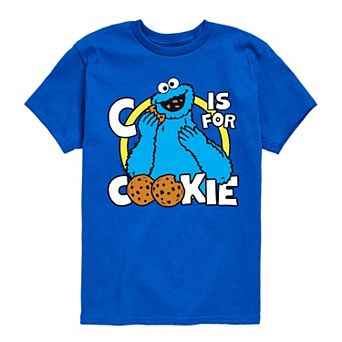 Boys 8-20 Sesame Street C Is For Cookie Graphic Tee