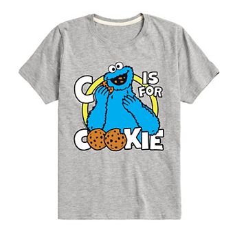 Boys 8-20 Sesame Street C Is For Cookie Graphic Tee