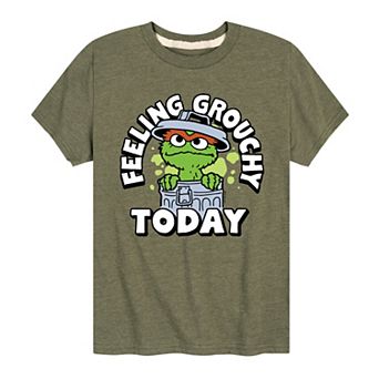 Boys 8-20 Sesame Street Feeling Grouchy Graphic Tee