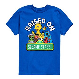 Boys 8-20 Sesame Street Raised On Sesame Street Graphic Tee