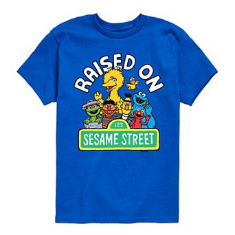Boys 8-20 Sesame Street Raised On Sesame Street Graphic Tee