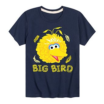 Boys 8-20 Sesame Street Big Bird Face Graphic Tee