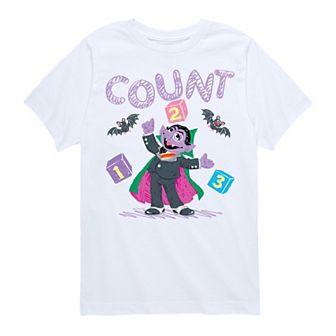 Boys 8-20 Sesame Street Count Von Count Graphic Tee