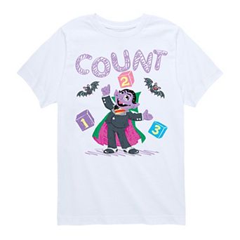 Boys 8-20 Sesame Street Count Von Count Graphic Tee