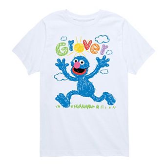 Boys 8-20 Sesame Street Grover Graphic Tee