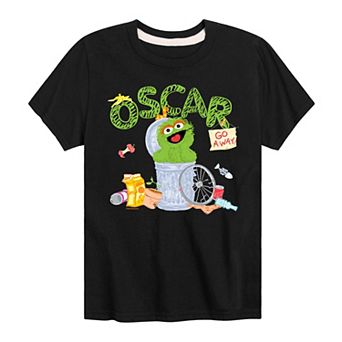 Boys 8-20 Sesame Street Oscar Graphic Tee