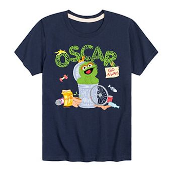 Boys 8-20 Sesame Street Oscar Graphic Tee