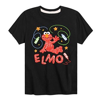 Boys 8-20 Sesame Street Scribble Elmo Graphic Tee