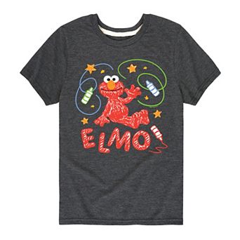 Boys 8-20 Sesame Street Scribble Elmo Graphic Tee