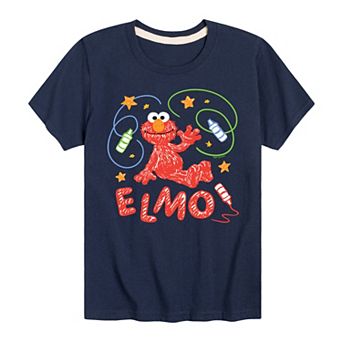 Boys 8-20 Sesame Street Scribble Elmo Graphic Tee