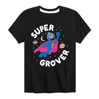 Boys 8-20 Sesame Street Super Grover Graphic Tee