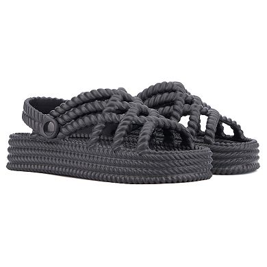 Olivia Miller Women's Jazzy Platform Sandals