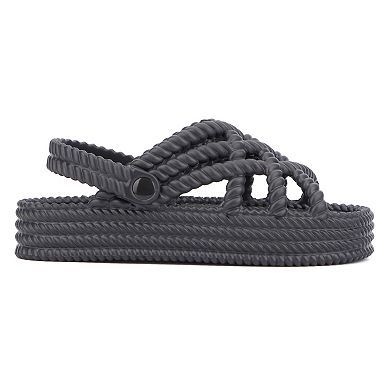 Olivia Miller Women's Jazzy Platform Sandals