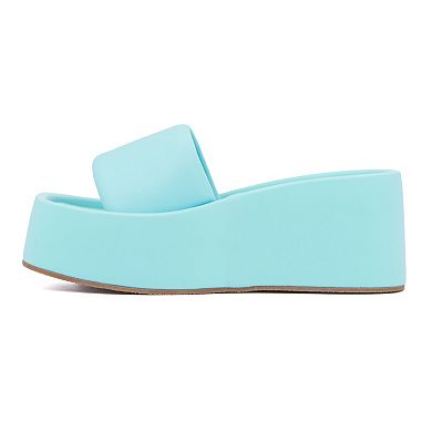 Olivia Miller Women's Uproar Wedge Sandals