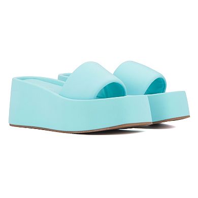 Olivia Miller Women's Uproar Wedge Sandals