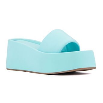Olivia Miller Women's Uproar Platform Sandals
