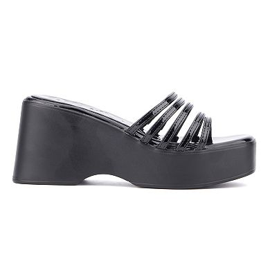 Olivia Miller Women's Dreamer Wedge Sandals