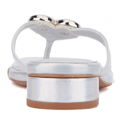 Olivia Miller Women's Love Buzz Flat Sandals
