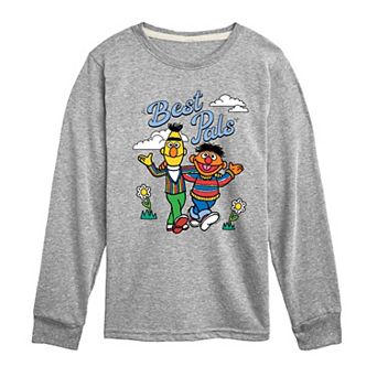 Boys 8-20 Sesame Street Best Pals Long Sleeve Graphic Tee