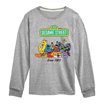 Boys 8-20 Sesame Street Since 1969 Long Sleeve Graphic Tee