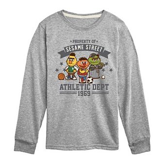 Boys 8-20 Sesame Street Athletic Department Long Sleeve Graphic Tee