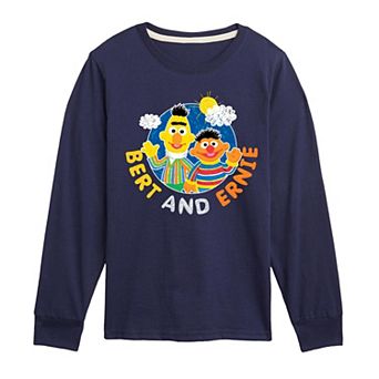 Boys 8-20 Sesame Street Bert & Ernie Long Sleeve Graphic Tee